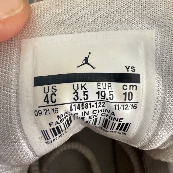 Nike Air Jordan 13 Retro BT Toddler Size 4c Sneakers White Black Red 414581-122 - Picture 11 of 11